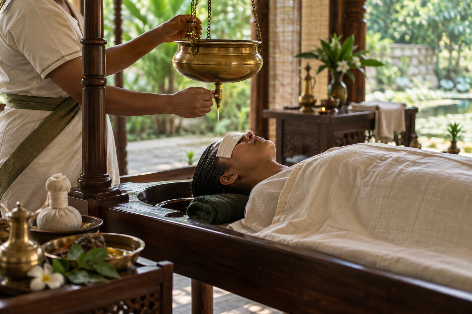 Traditional Ayurvedic treatment